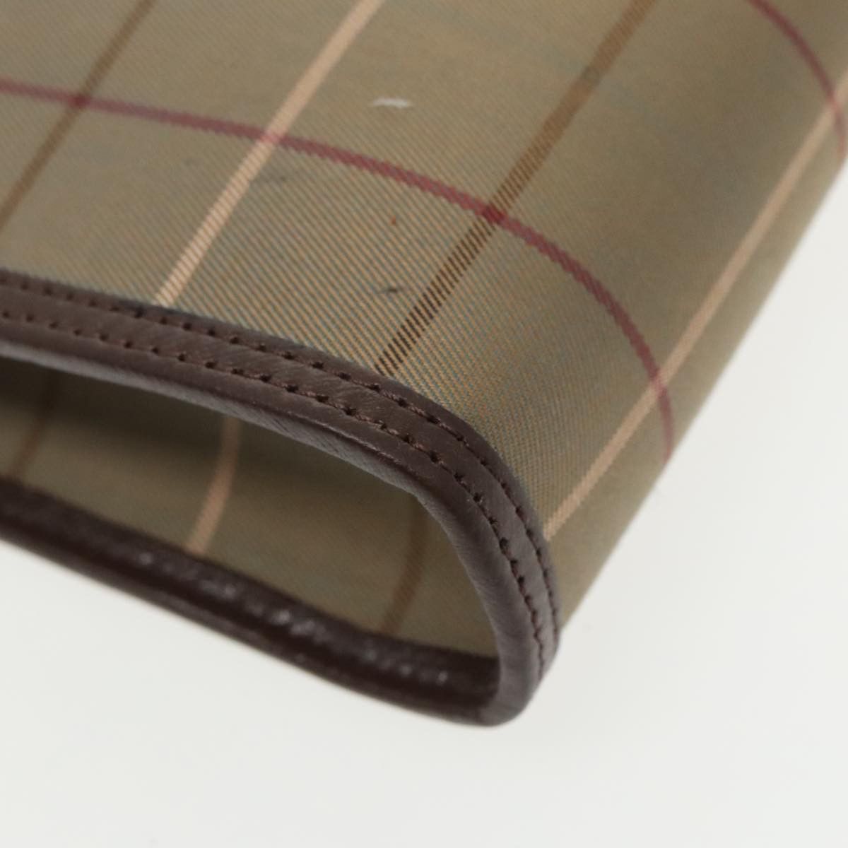 Burberry Nova Check Brown Canvas Clutch Bag (Pre-Owned) Size ONE SIZE - 8 Thumbnail