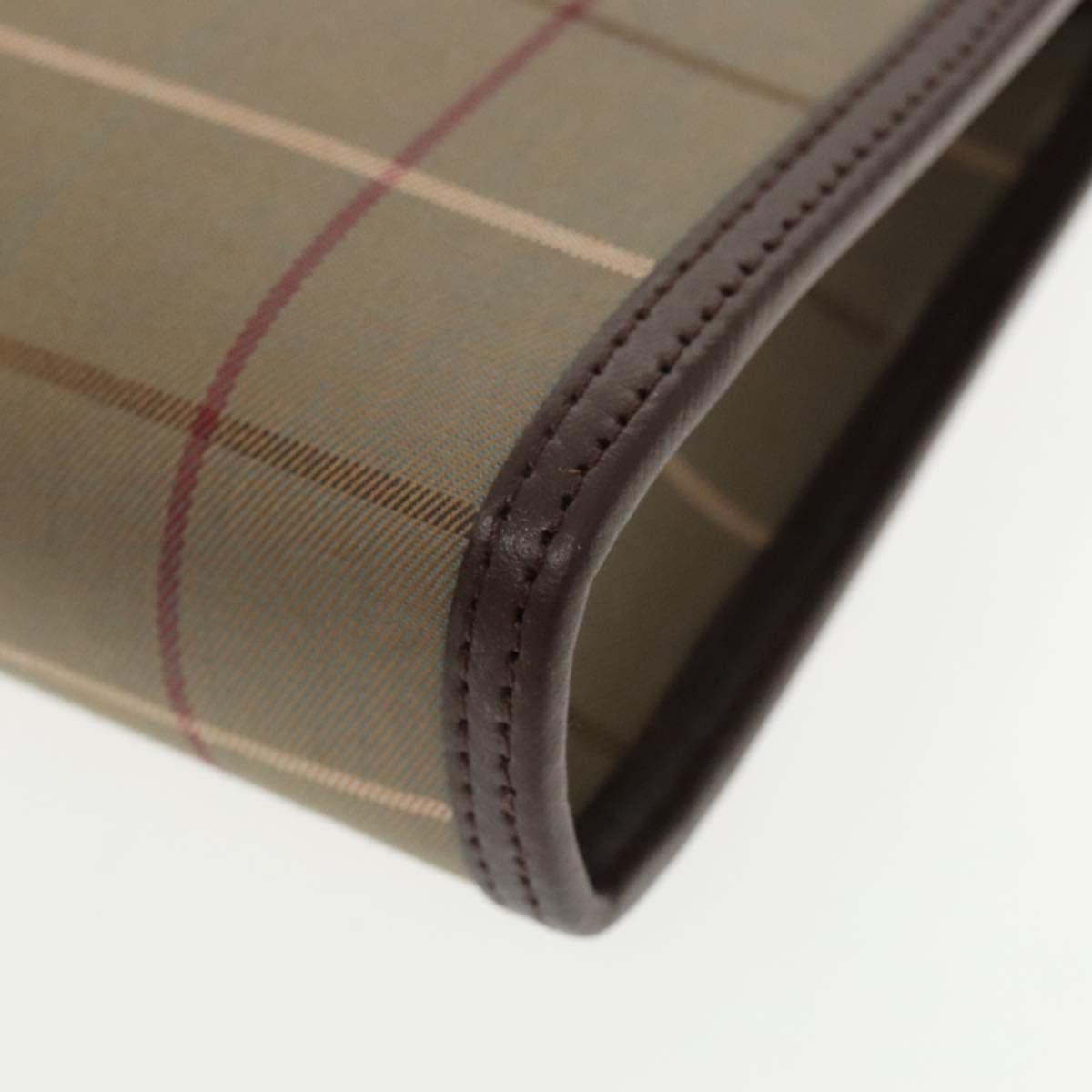 Burberry Nova Check Brown Canvas Clutch Bag (Pre-Owned) Size ONE SIZE - 5 Thumbnail