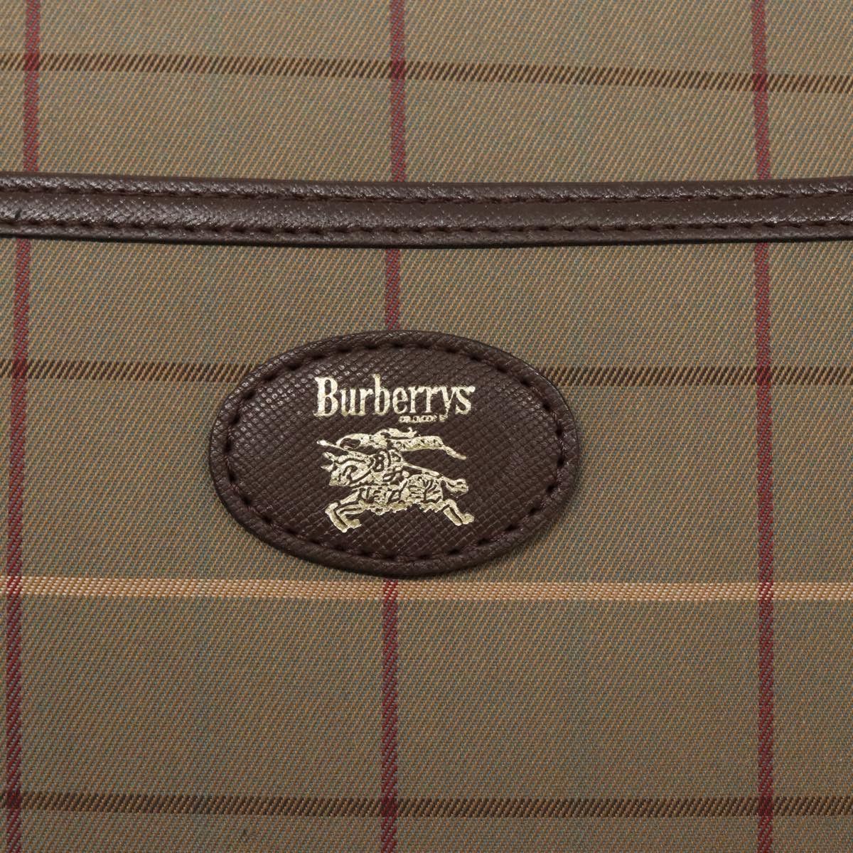 Burberry Nova Check Brown Canvas Clutch Bag (Pre-Owned) Size ONE SIZE - 14 Thumbnail