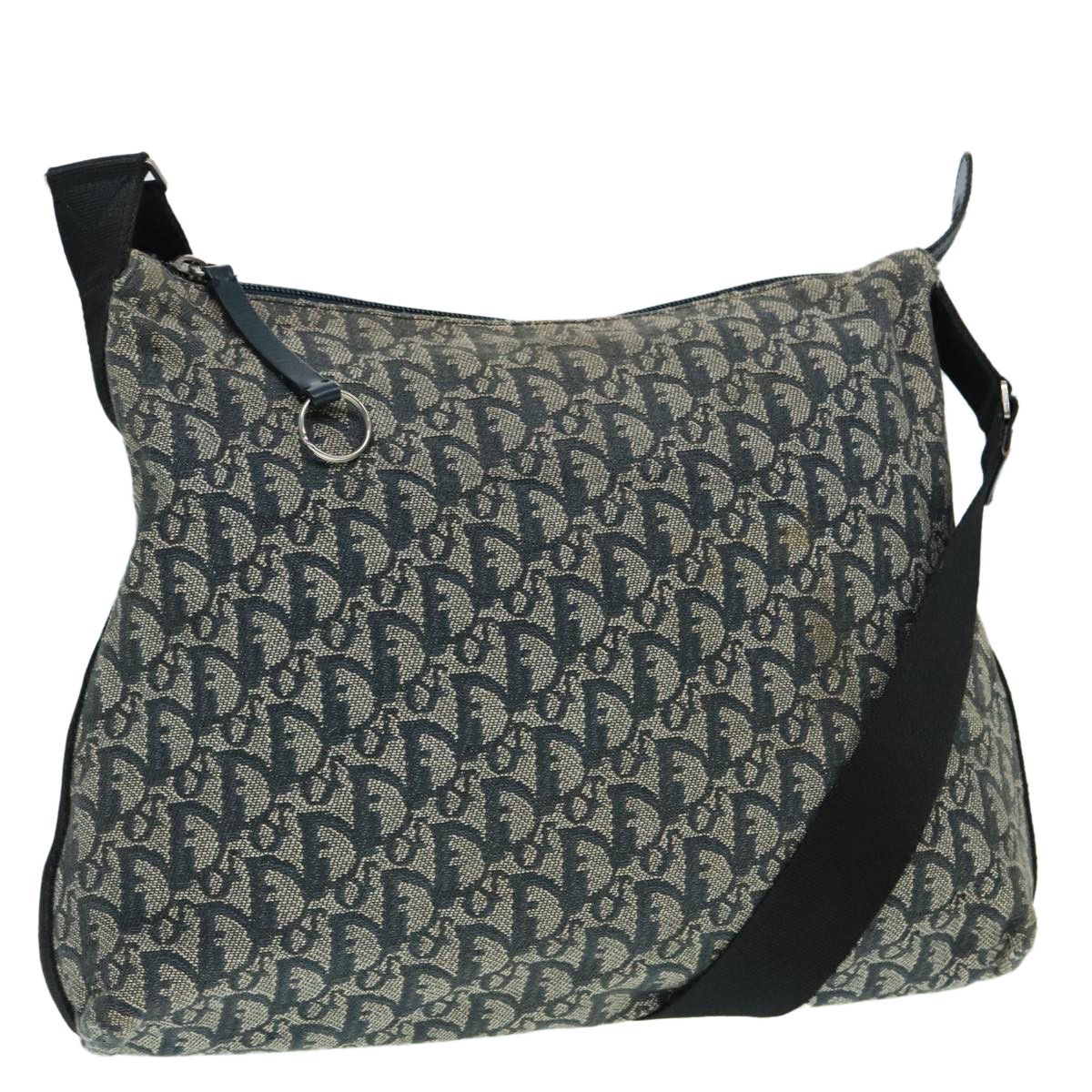 Dior Navy Canvas Shoulder Bag (Pre-Owned) Size ONE SIZE - 16 Thumbnail