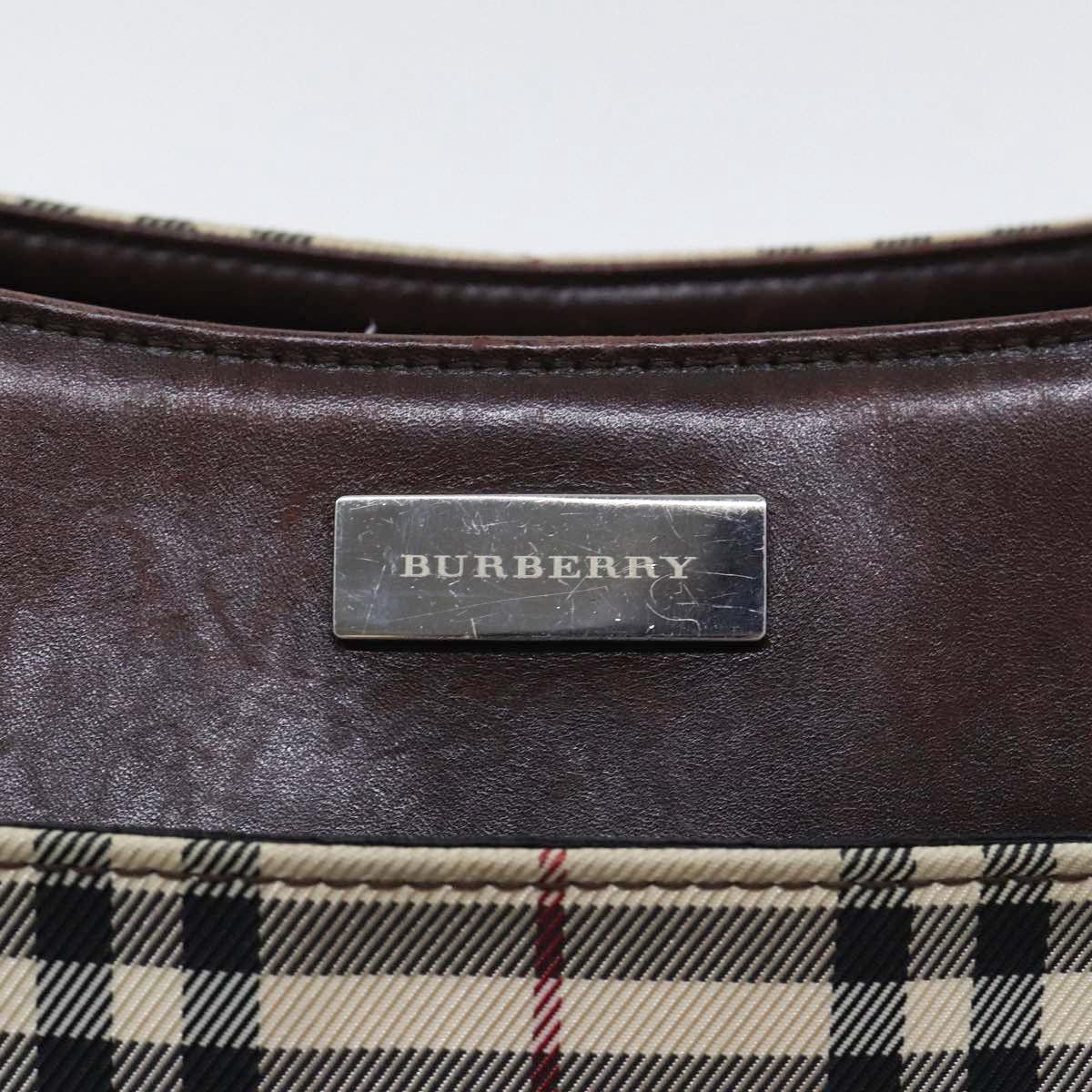Burberry Nova Check Beige Synthetic Shoulder Bag (Pre-Owned) Size ONE SIZE - 13 Thumbnail