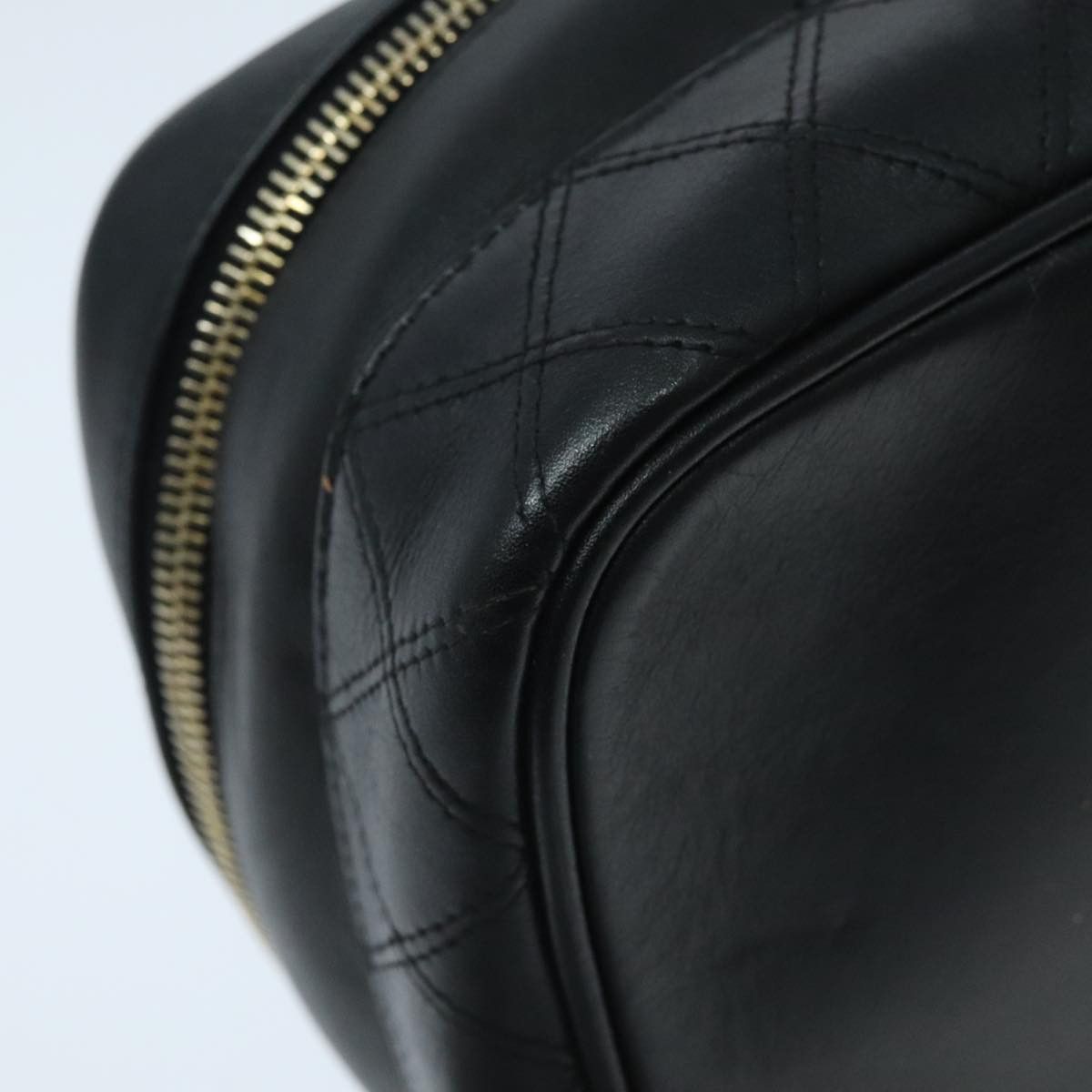 Chanel Vanity Black Leather Clutch Bag (Pre-Owned) Size ONE SIZE - 13 Thumbnail