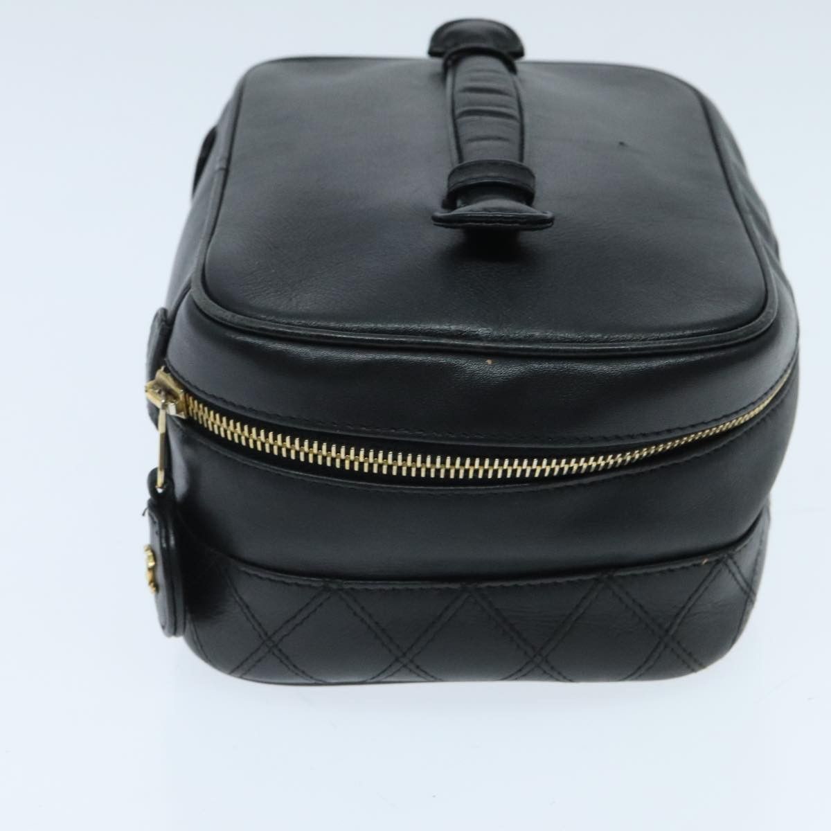 Chanel Vanity Black Leather Clutch Bag (Pre-Owned) Size ONE SIZE - 10 Thumbnail