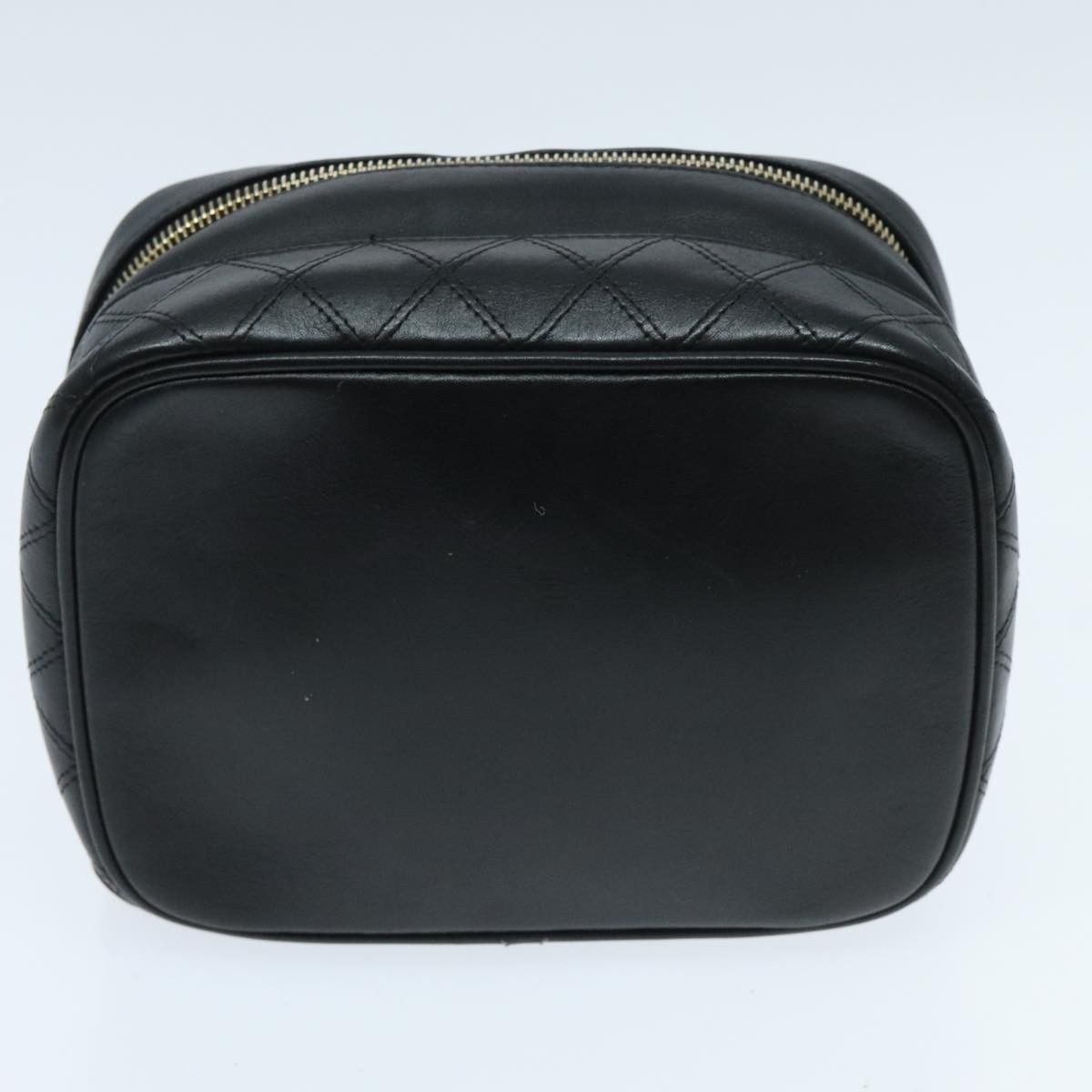 Chanel Vanity Black Leather Clutch Bag (Pre-Owned) Size ONE SIZE - 11 Thumbnail