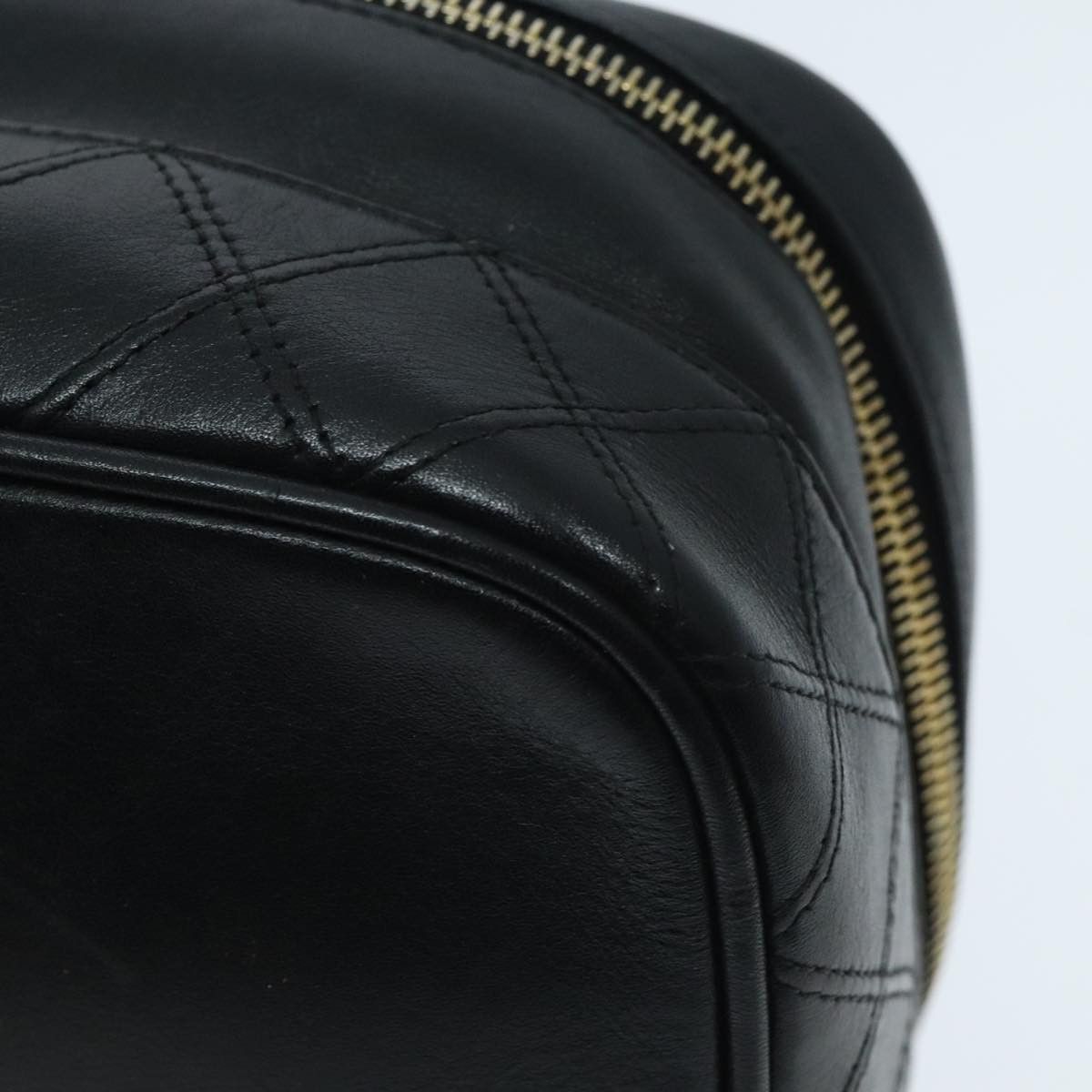 Chanel Vanity Black Leather Clutch Bag (Pre-Owned) Size ONE SIZE - 12 Thumbnail