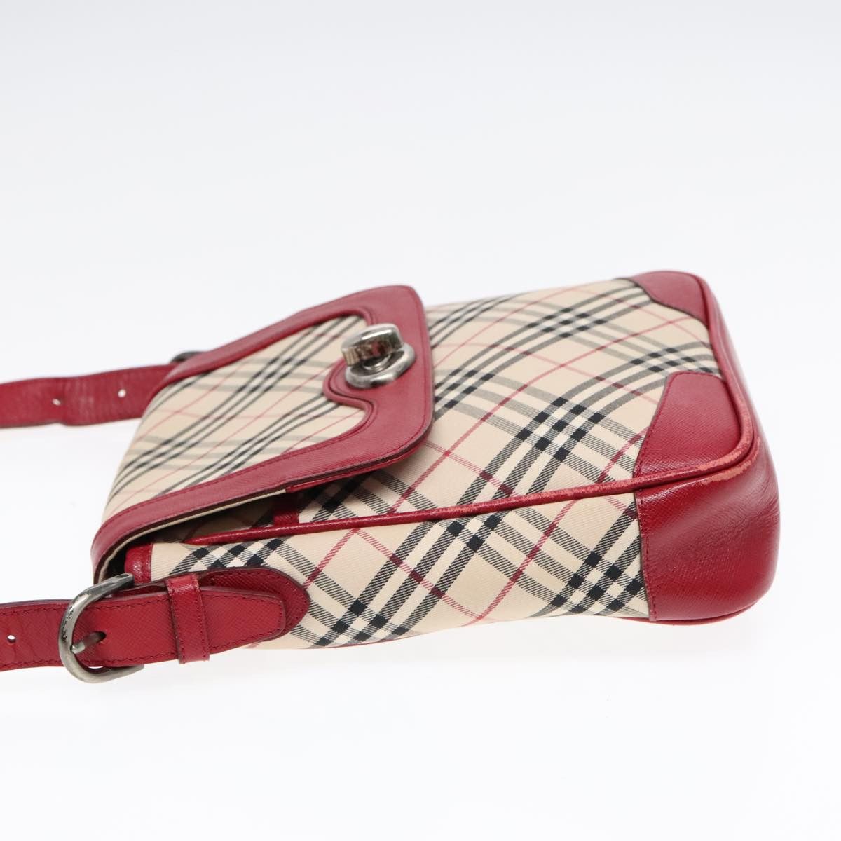 Burberry Nova Check Beige Canvas Shoulder Bag (Pre-Owned) Size ONE SIZE - 3 Thumbnail