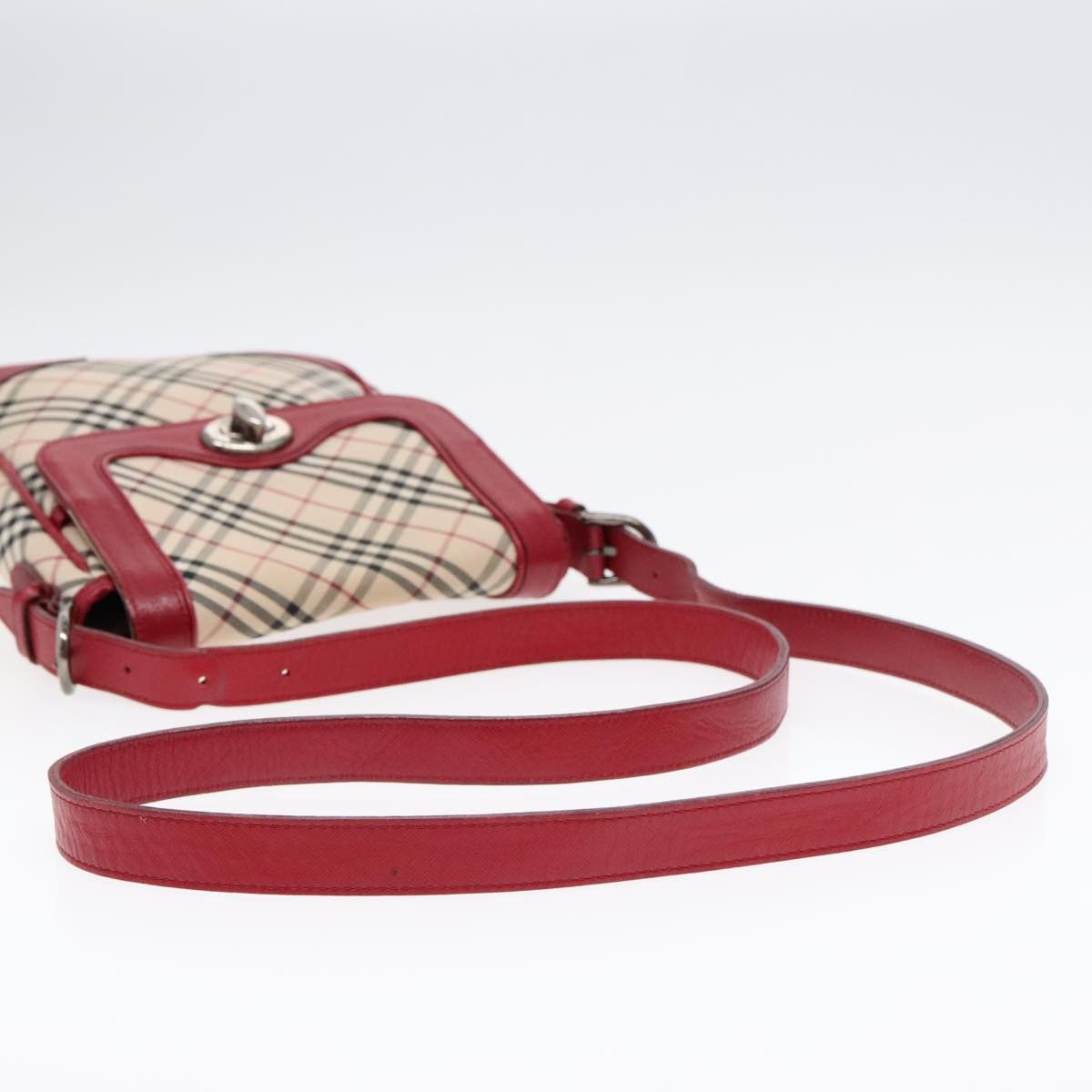 Burberry Nova Check Beige Canvas Shoulder Bag (Pre-Owned) Size ONE SIZE - 6 Thumbnail