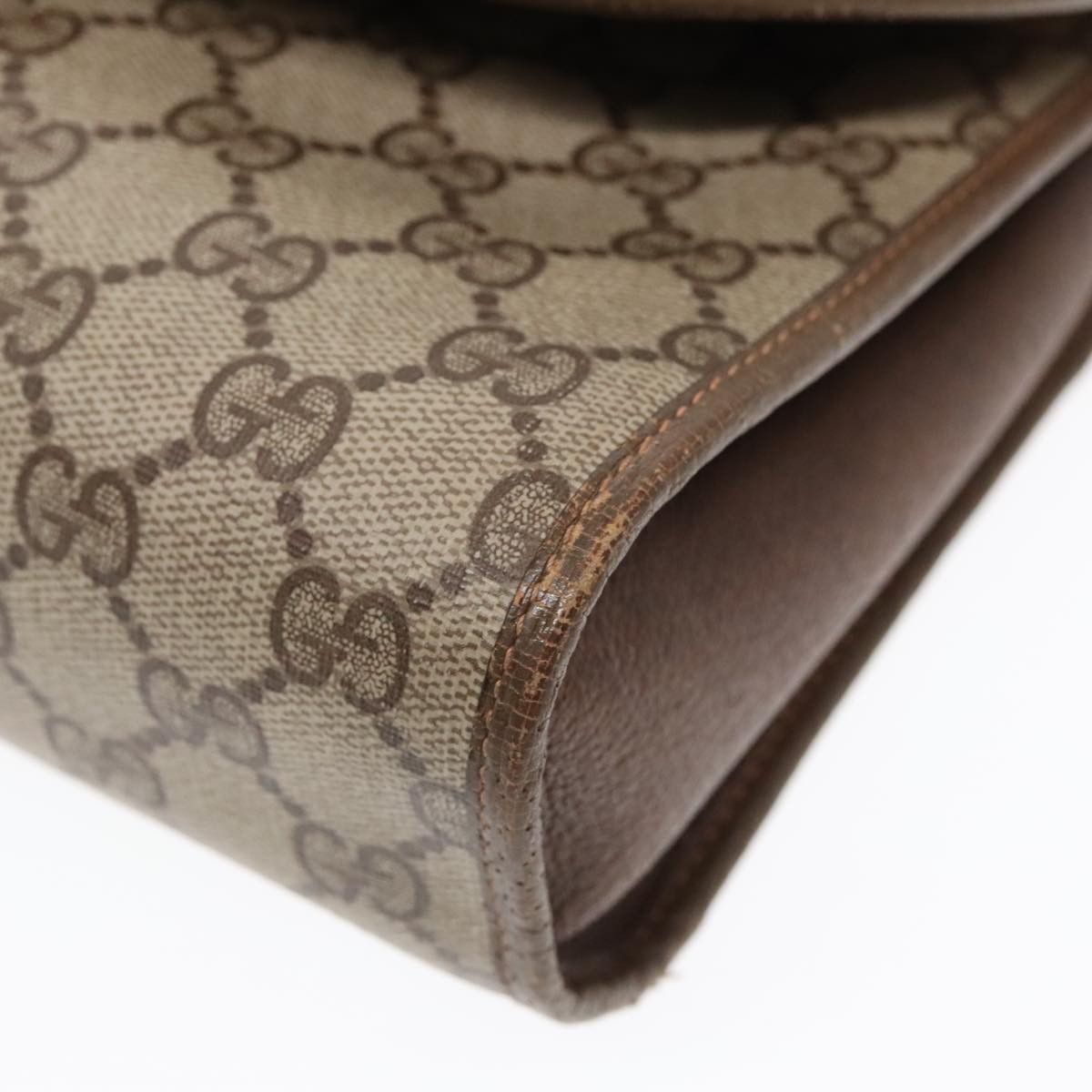 Gucci Beige Canvas Clutch Bag (Pre-Owned) Size ONE SIZE - 7 Thumbnail