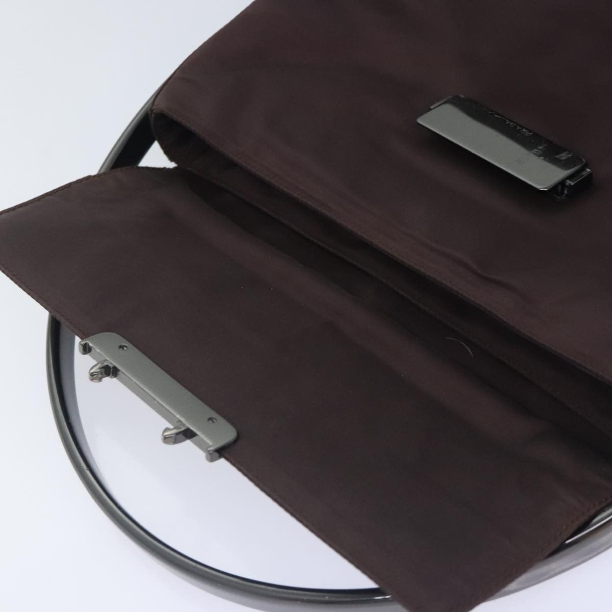 Prada Re-Nylon Brown Synthetic Handbag (Pre-Owned) Size ONE SIZE - 20 Thumbnail