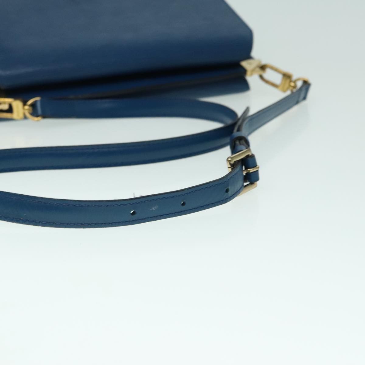 Louis Vuitton Grenelle Blue Leather Shoulder Bag (Pre-Owned) Size ONE SIZE - 5 Thumbnail