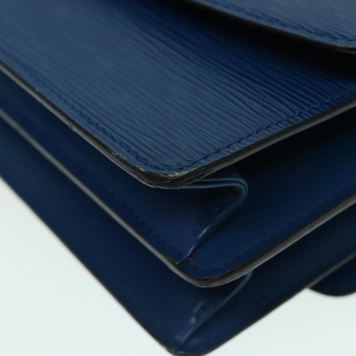 Louis Vuitton Grenelle Blue Leather Shoulder Bag (Pre-Owned) Size ONE SIZE - 8 Thumbnail