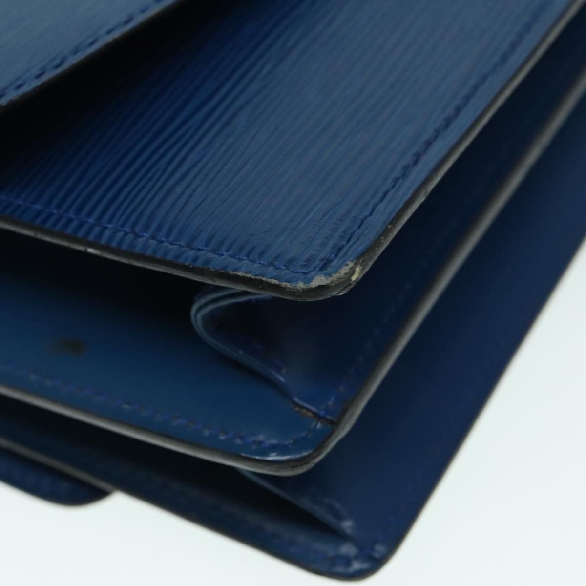 Louis Vuitton Grenelle Blue Leather Shoulder Bag (Pre-Owned) Size ONE SIZE - 9 Thumbnail