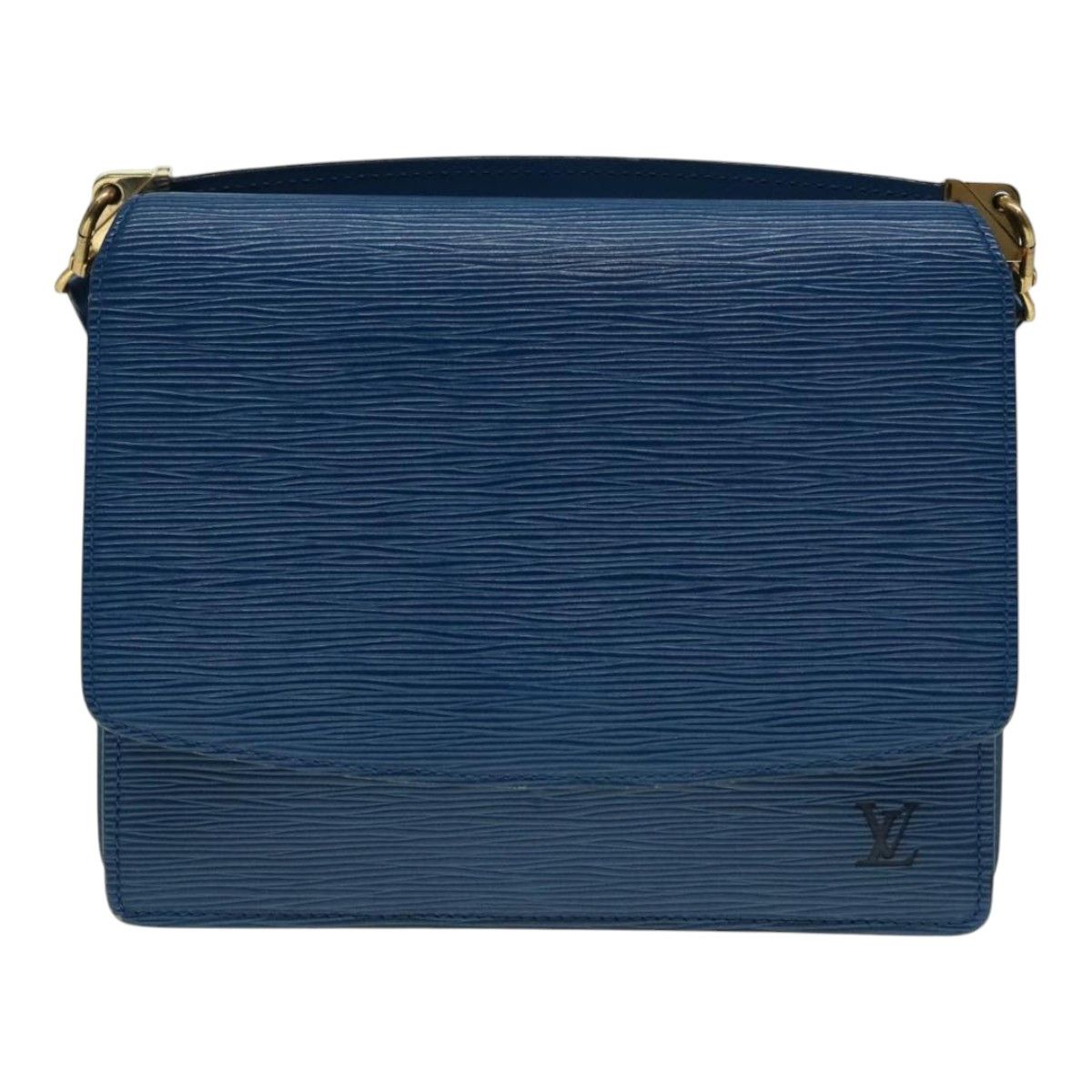 Louis Vuitton Grenelle Blue Leather Shoulder Bag (Pre-Owned) Size ONE SIZE - 2 Thumbnail
