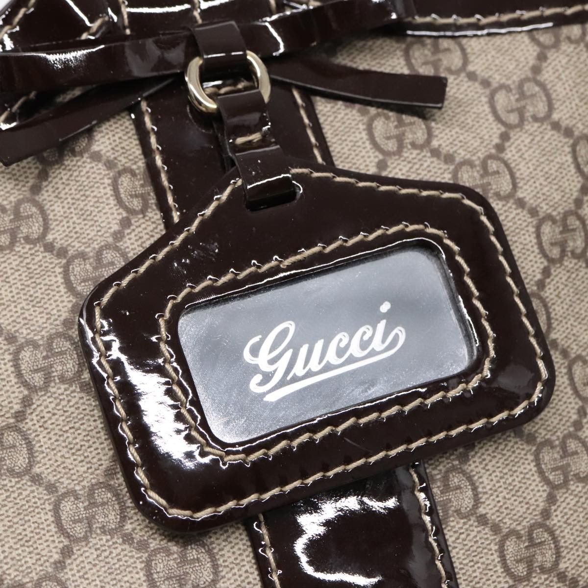 Gucci Flower Beige Canvas Tote Bag (Pre-Owned) Size ONE SIZE - 18 Thumbnail