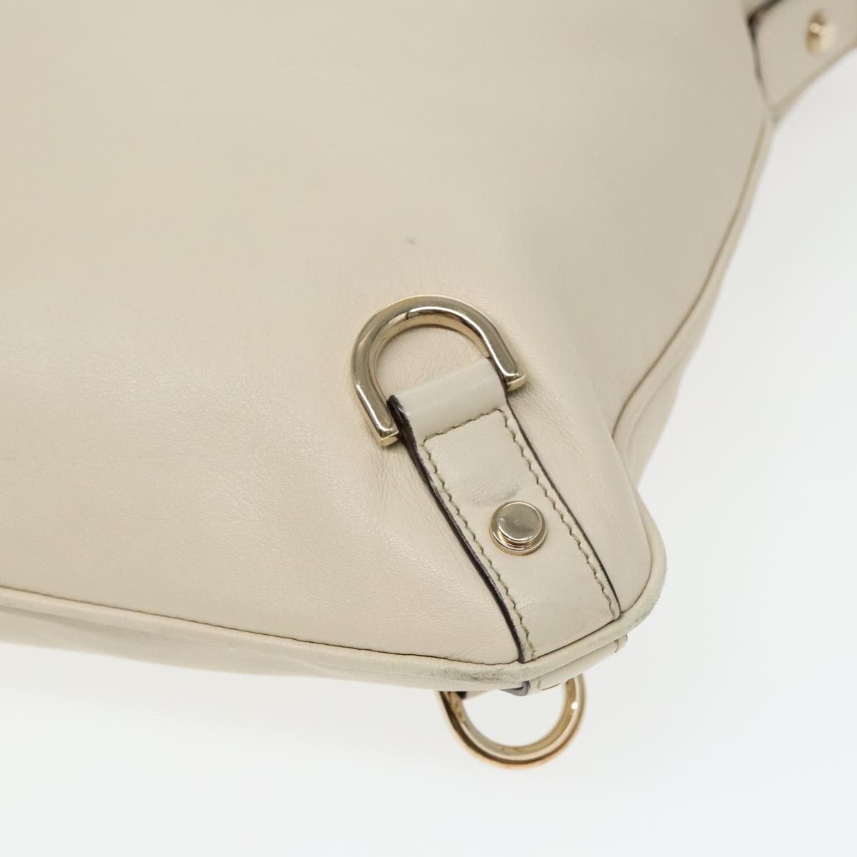 Gucci Abbey Beige Leather Shoulder Bag (Pre-Owned) Size ONE SIZE - 7 Thumbnail