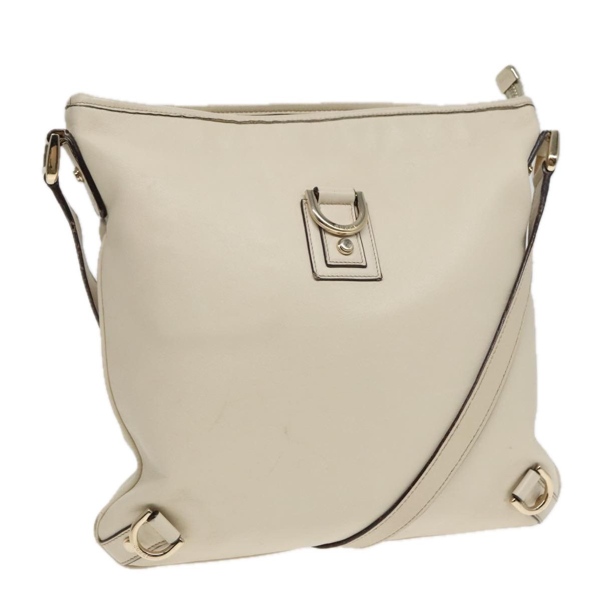 Gucci Abbey Beige Leather Shoulder Bag (Pre-Owned) Size ONE SIZE - 16 Thumbnail