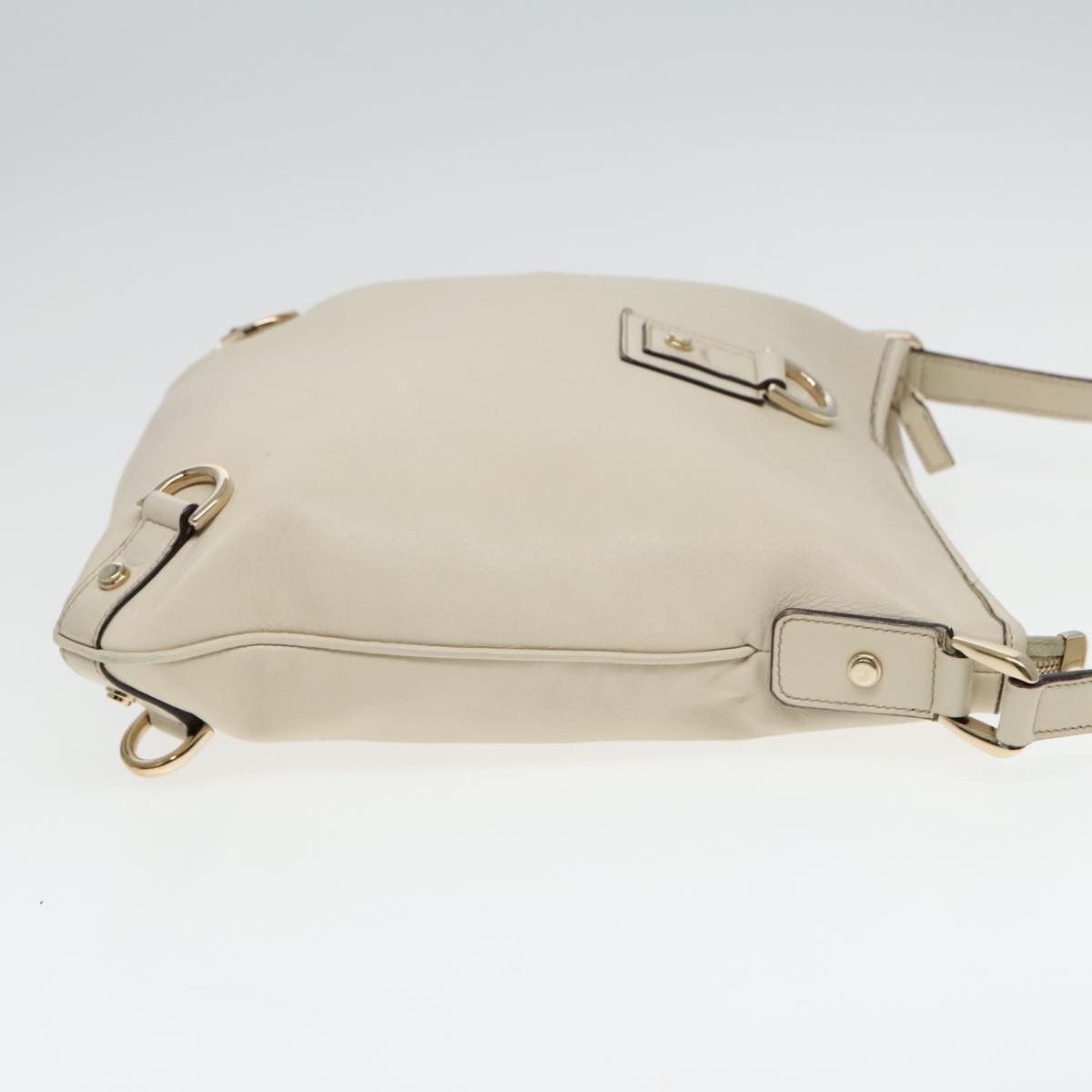 Gucci Abbey Beige Leather Shoulder Bag (Pre-Owned) Size ONE SIZE - 4 Thumbnail