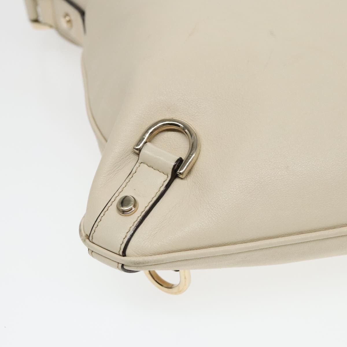 Gucci Abbey Beige Leather Shoulder Bag (Pre-Owned) Size ONE SIZE - 8 Thumbnail