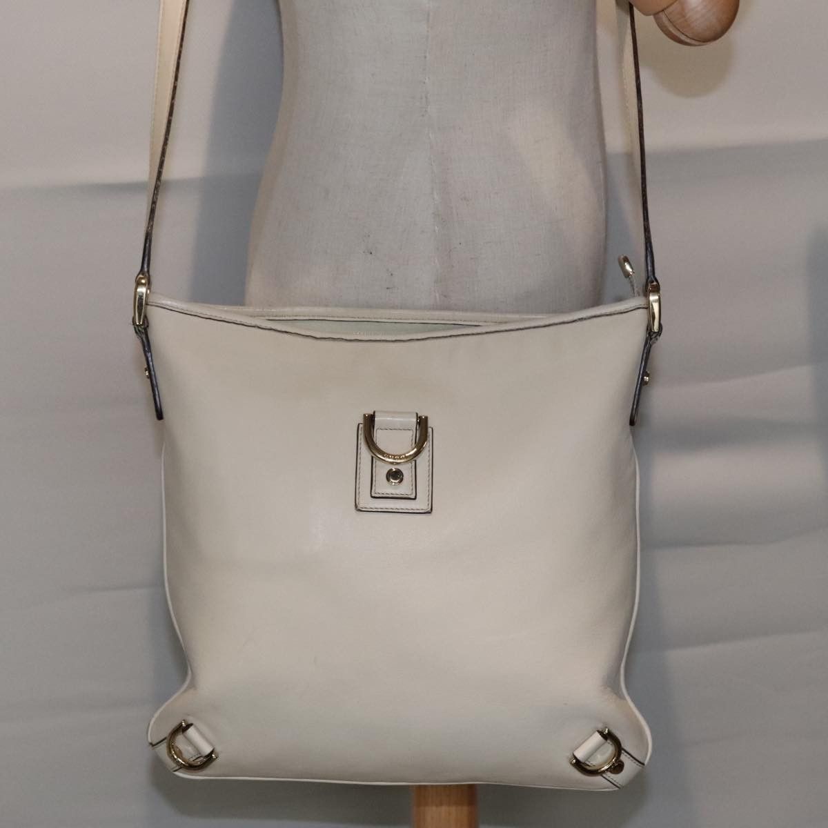 Gucci Abbey Beige Leather Shoulder Bag (Pre-Owned) Size ONE SIZE - 15 Thumbnail