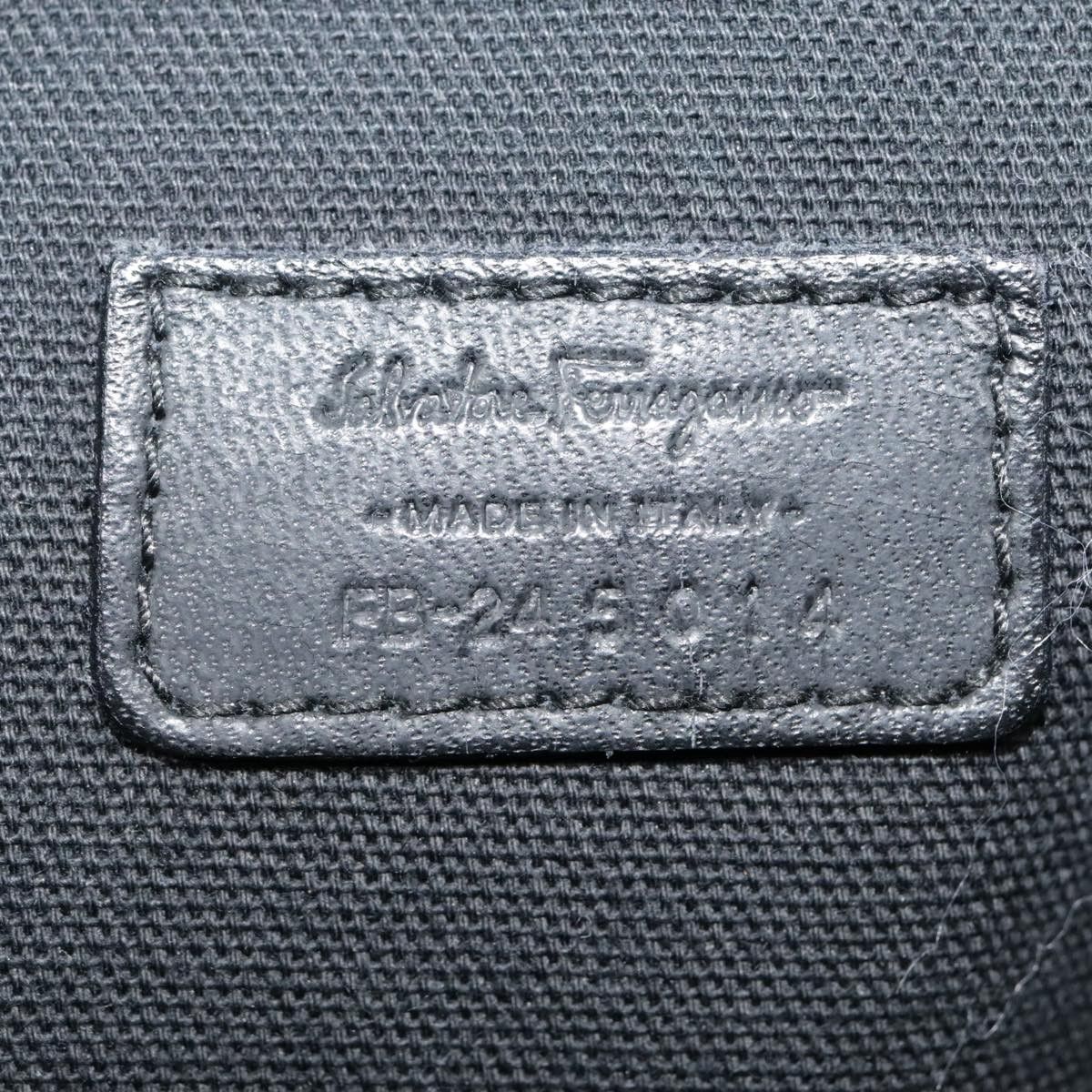 Salvatore Ferragamo Black Leather Shoulder Bag (Pre-Owned) Size ONE SIZE - 12 Thumbnail