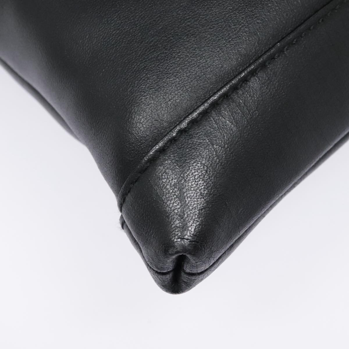 Salvatore Ferragamo Black Leather Shoulder Bag (Pre-Owned) Size ONE SIZE - 6 Thumbnail