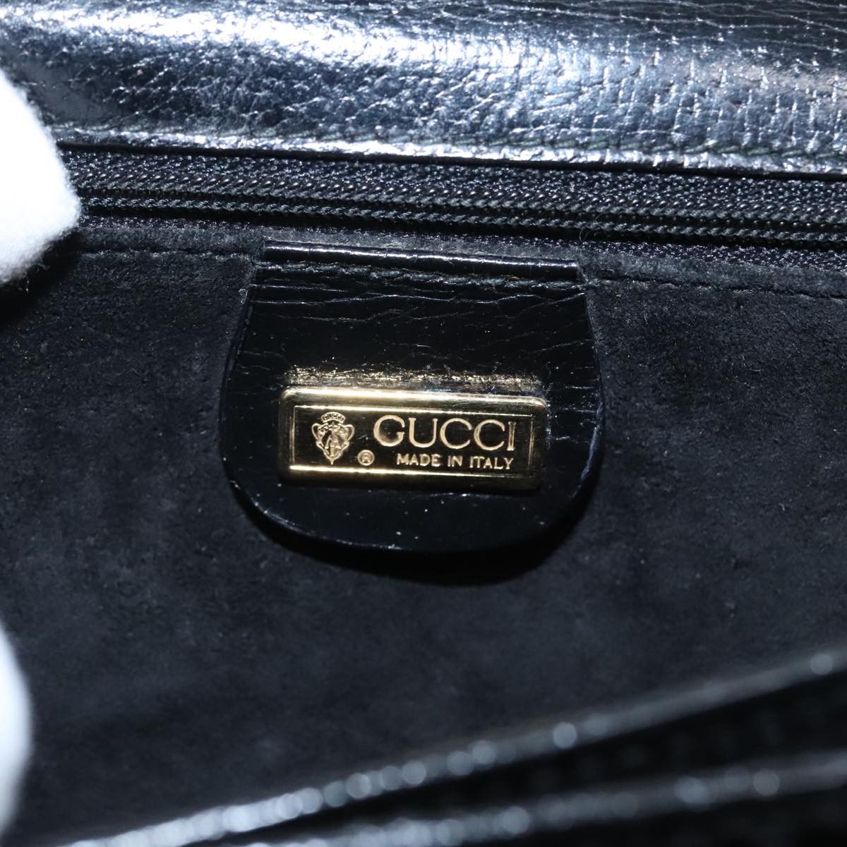 Gucci Black Leather Shoulder Bag (Pre-Owned) Size ONE SIZE - 15 Thumbnail