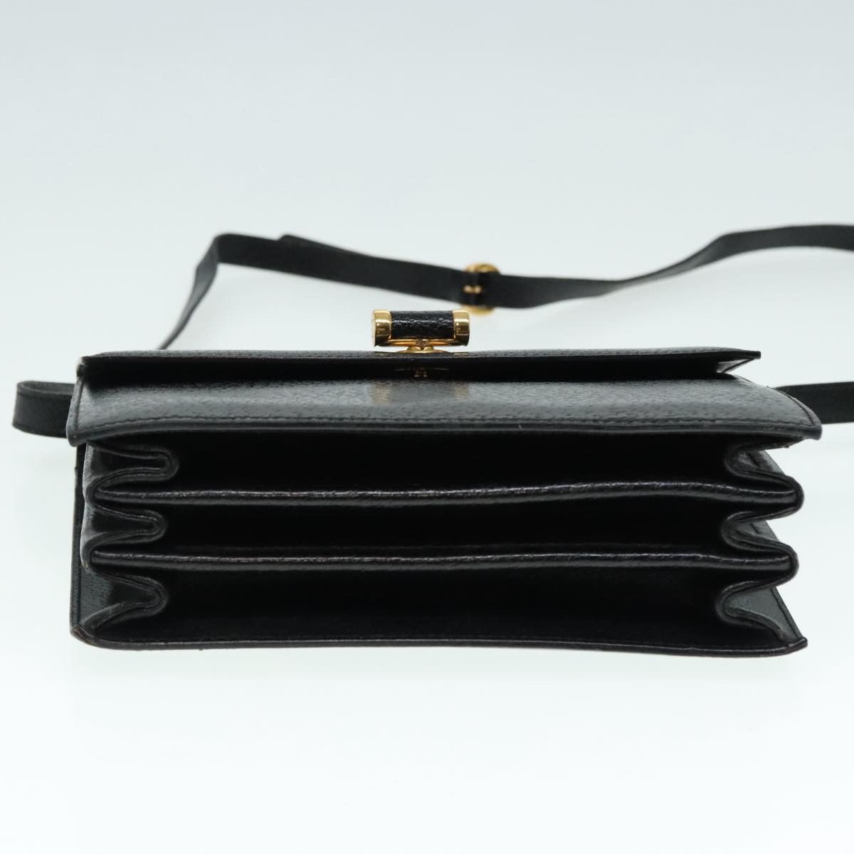 Gucci Black Leather Shoulder Bag (Pre-Owned) Size ONE SIZE - 8 Thumbnail