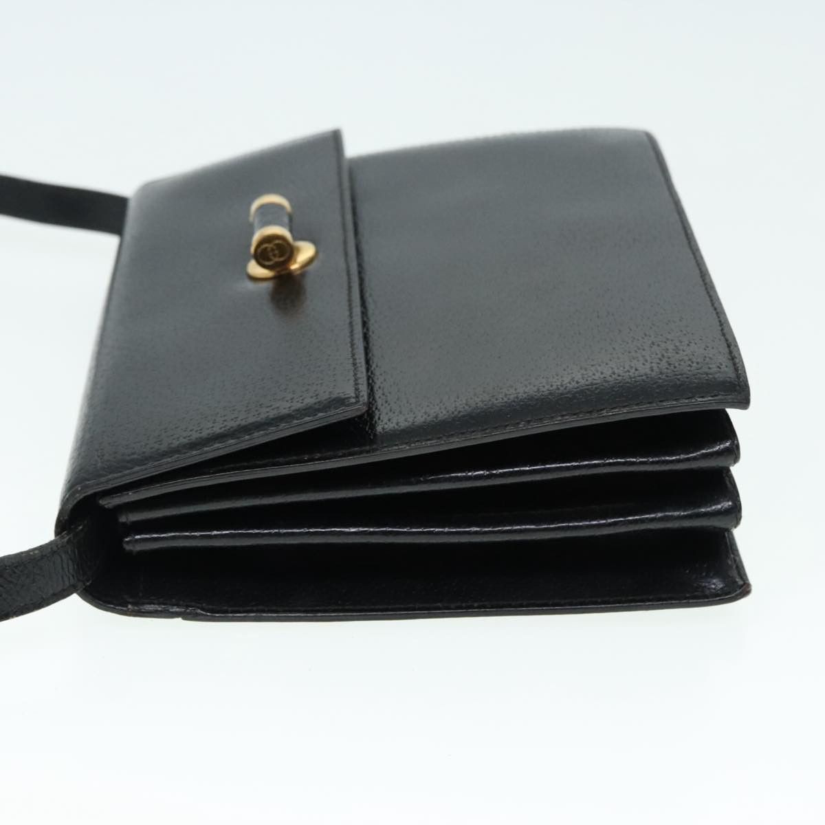 Gucci Black Leather Shoulder Bag (Pre-Owned) Size ONE SIZE - 4 Thumbnail