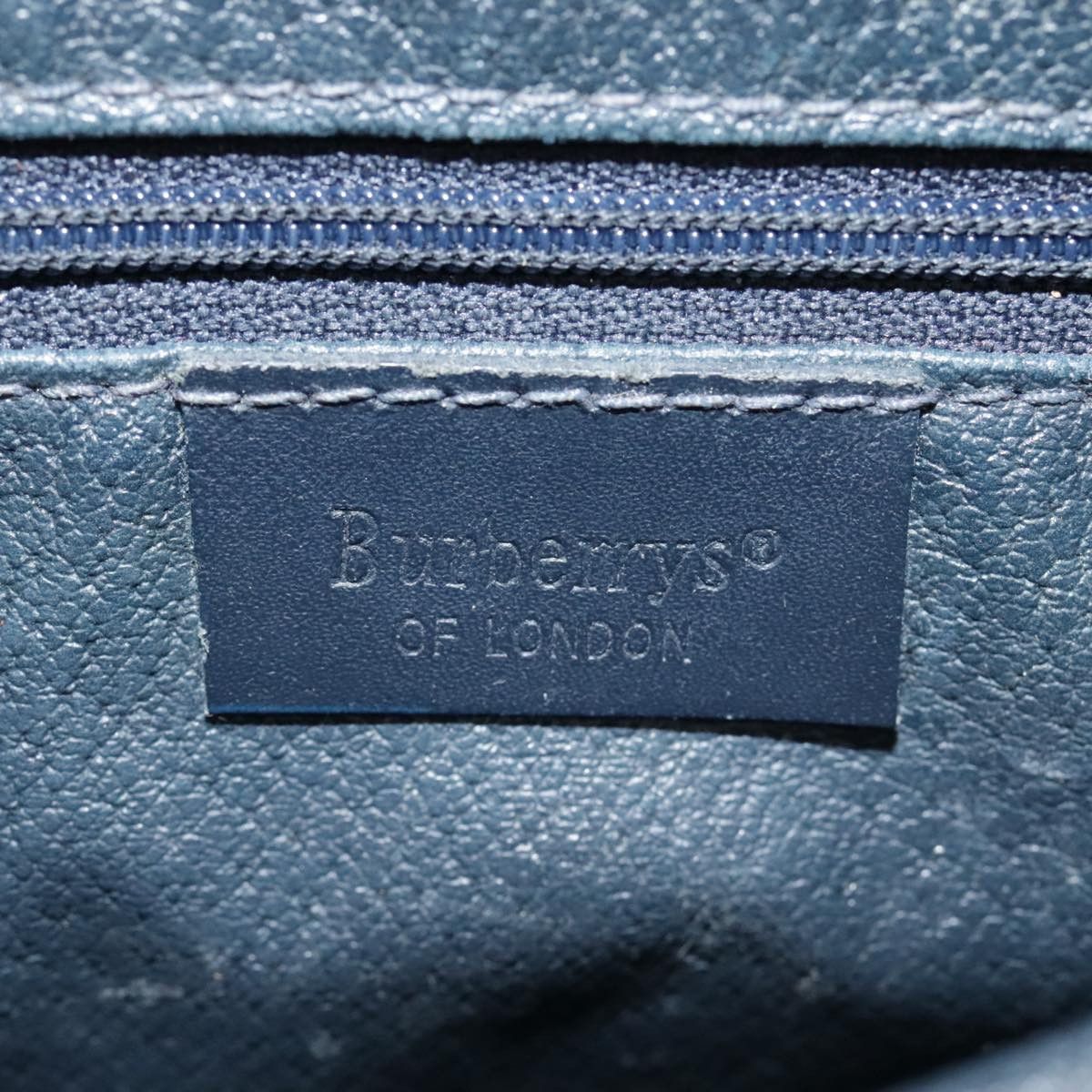 Burberry Nova Check Navy Canvas Handbag (Pre-Owned) Size ONE SIZE - 14 Thumbnail