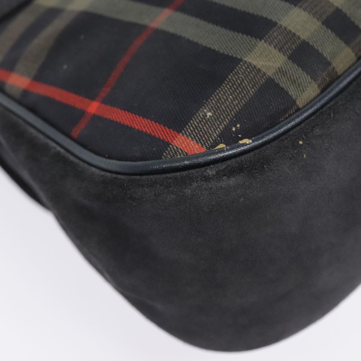Burberry Nova Check Navy Canvas Handbag (Pre-Owned) Size ONE SIZE - 9 Thumbnail
