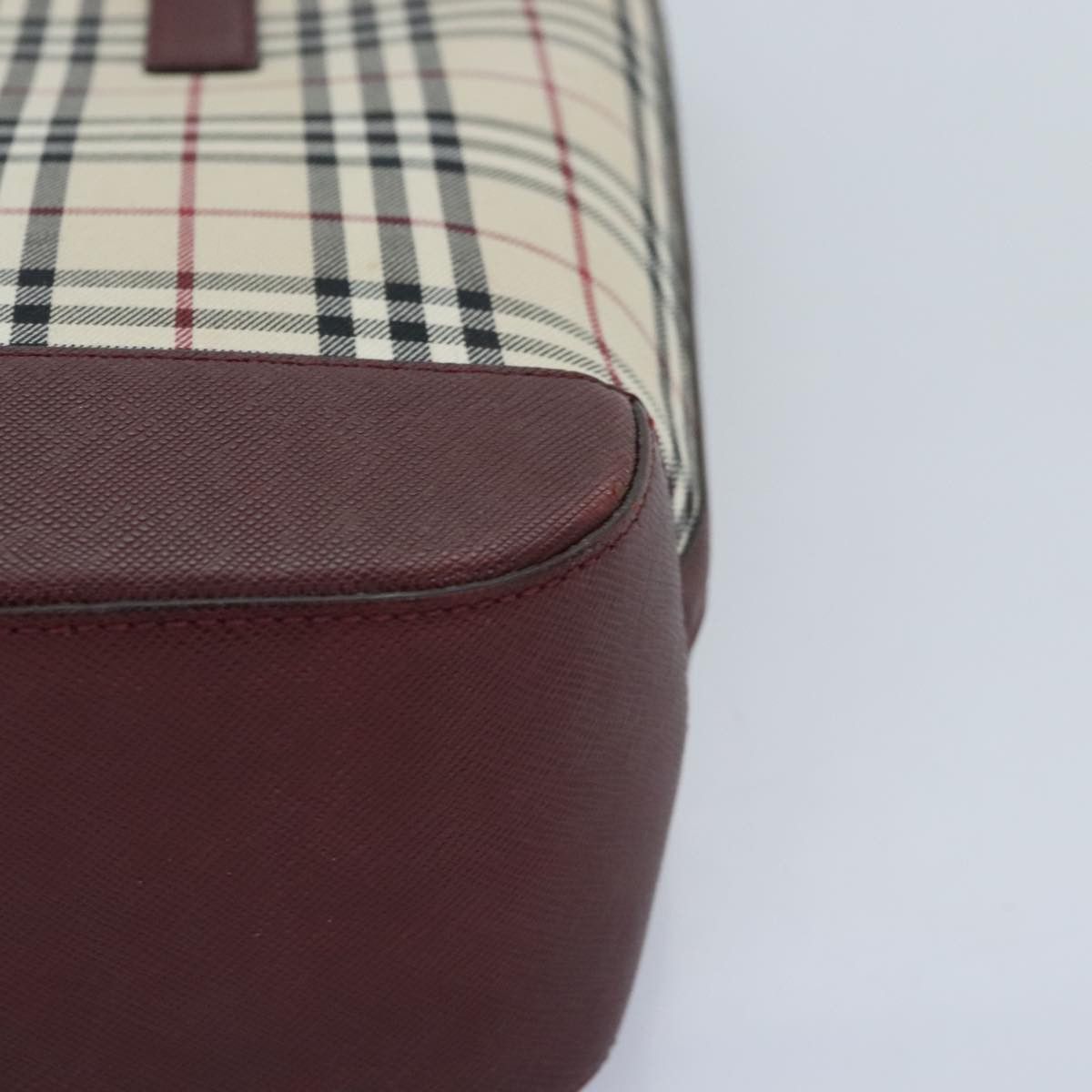 Burberry Nova Check Beige Canvas Tote Bag (Pre-Owned) Size ONE SIZE - 8 Thumbnail