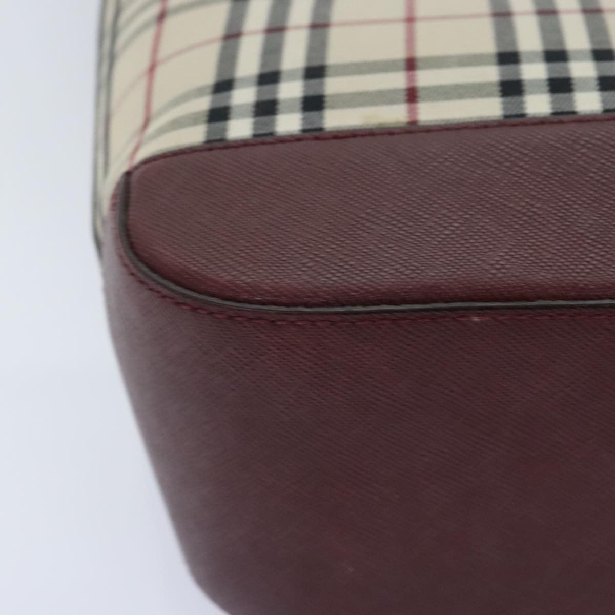 Burberry Nova Check Beige Canvas Tote Bag (Pre-Owned) Size ONE SIZE - 9 Thumbnail