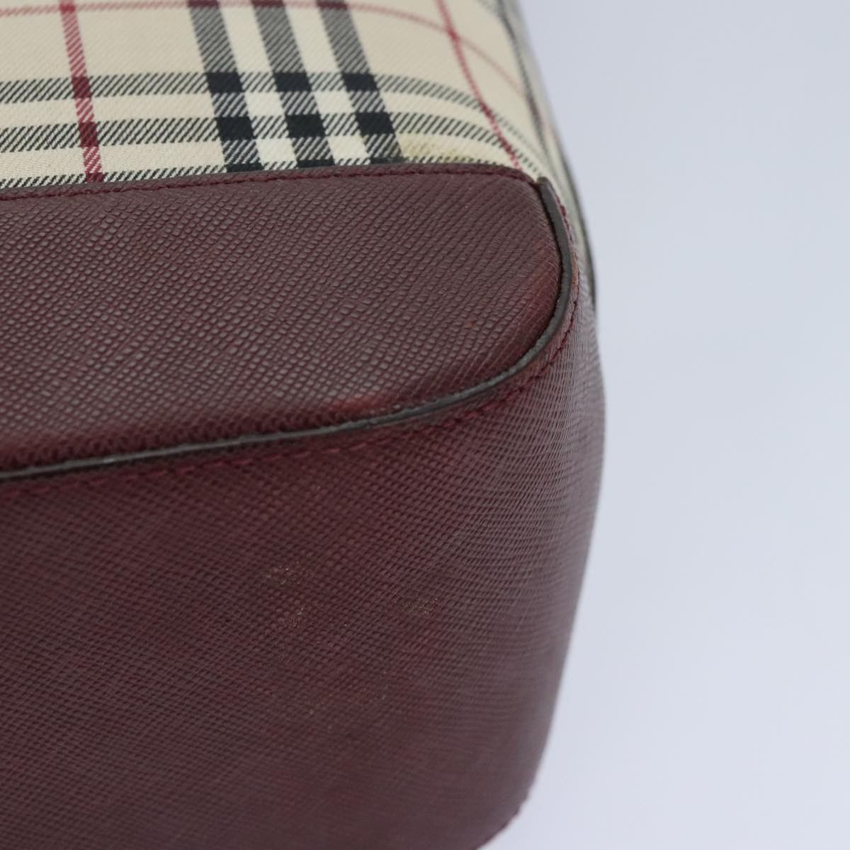 Burberry Nova Check Beige Canvas Tote Bag (Pre-Owned) Size ONE SIZE - 10 Thumbnail