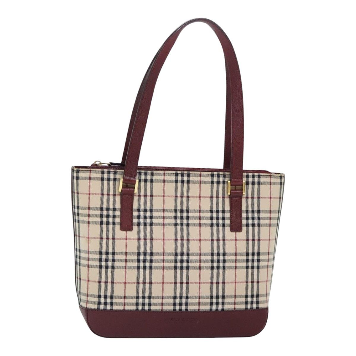 Burberry Nova Check Beige Canvas Tote Bag (Pre-Owned) Size ONE SIZE - 15 Thumbnail