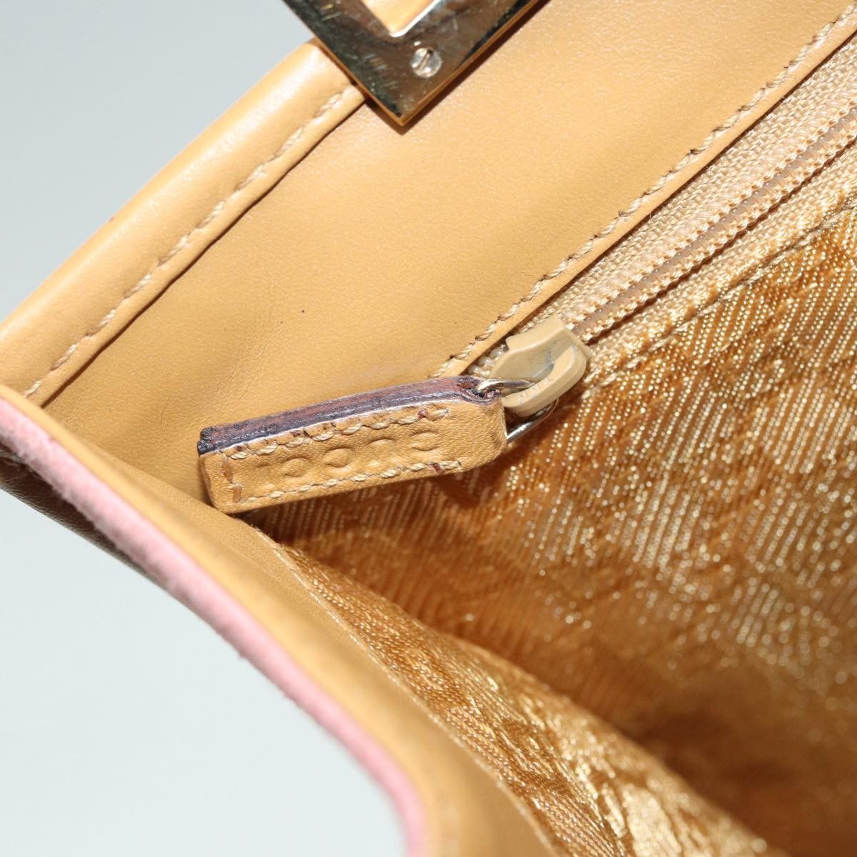 Gucci Jackie Pink Suede Handbag (Pre-Owned) Size ONE SIZE - 12 Thumbnail