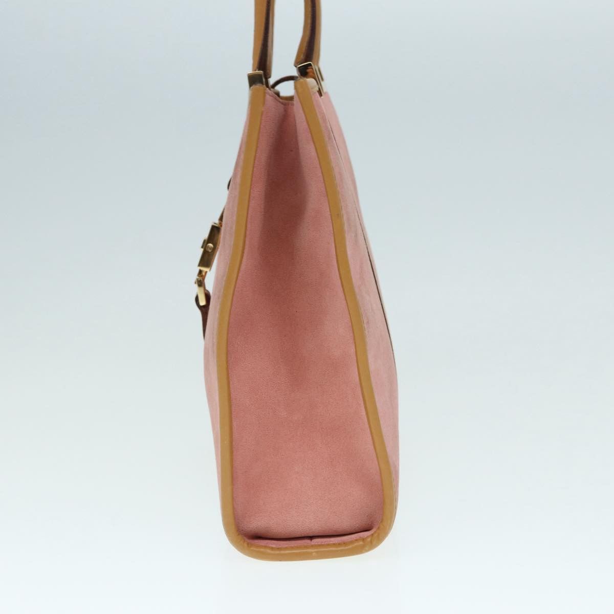 Gucci Jackie Pink Suede Handbag (Pre-Owned) Size ONE SIZE - 3 Thumbnail