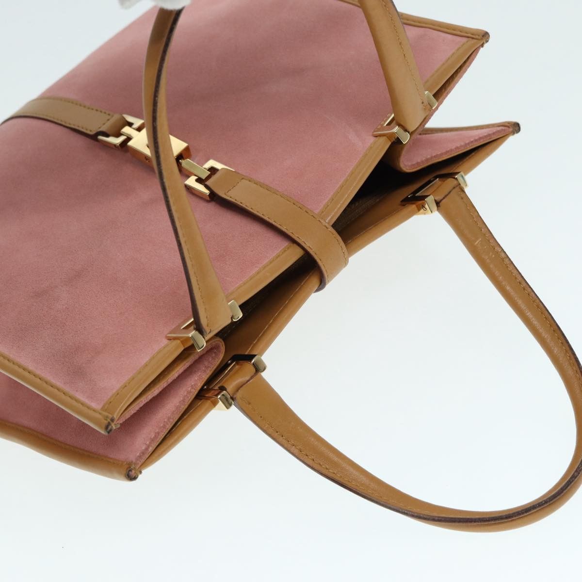 Gucci Jackie Pink Suede Handbag (Pre-Owned) Size ONE SIZE - 19 Thumbnail
