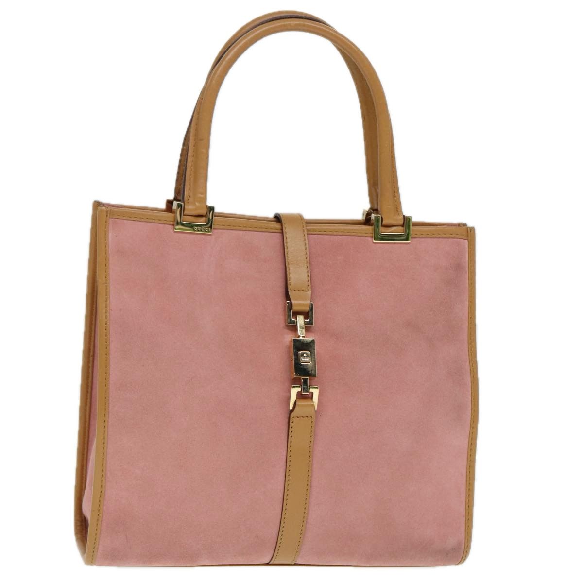 Gucci Jackie Pink Suede Handbag (Pre-Owned) Size ONE SIZE - 20 Thumbnail
