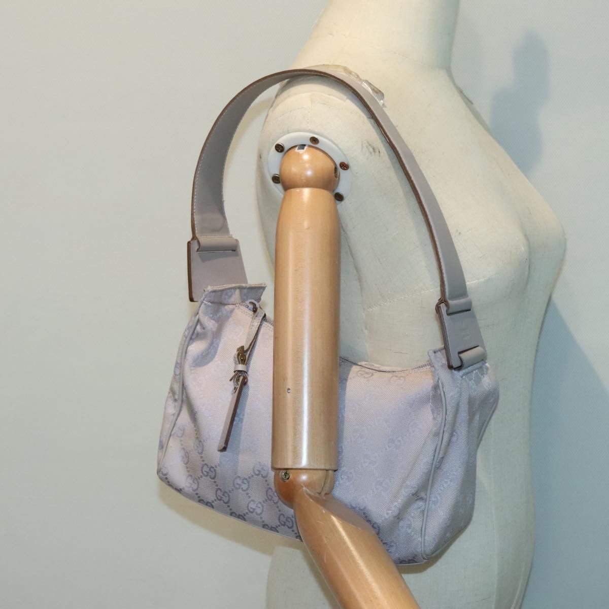 Gucci Purple Canvas Shoulder Bag (Pre-Owned) Size ONE SIZE - 15 Thumbnail