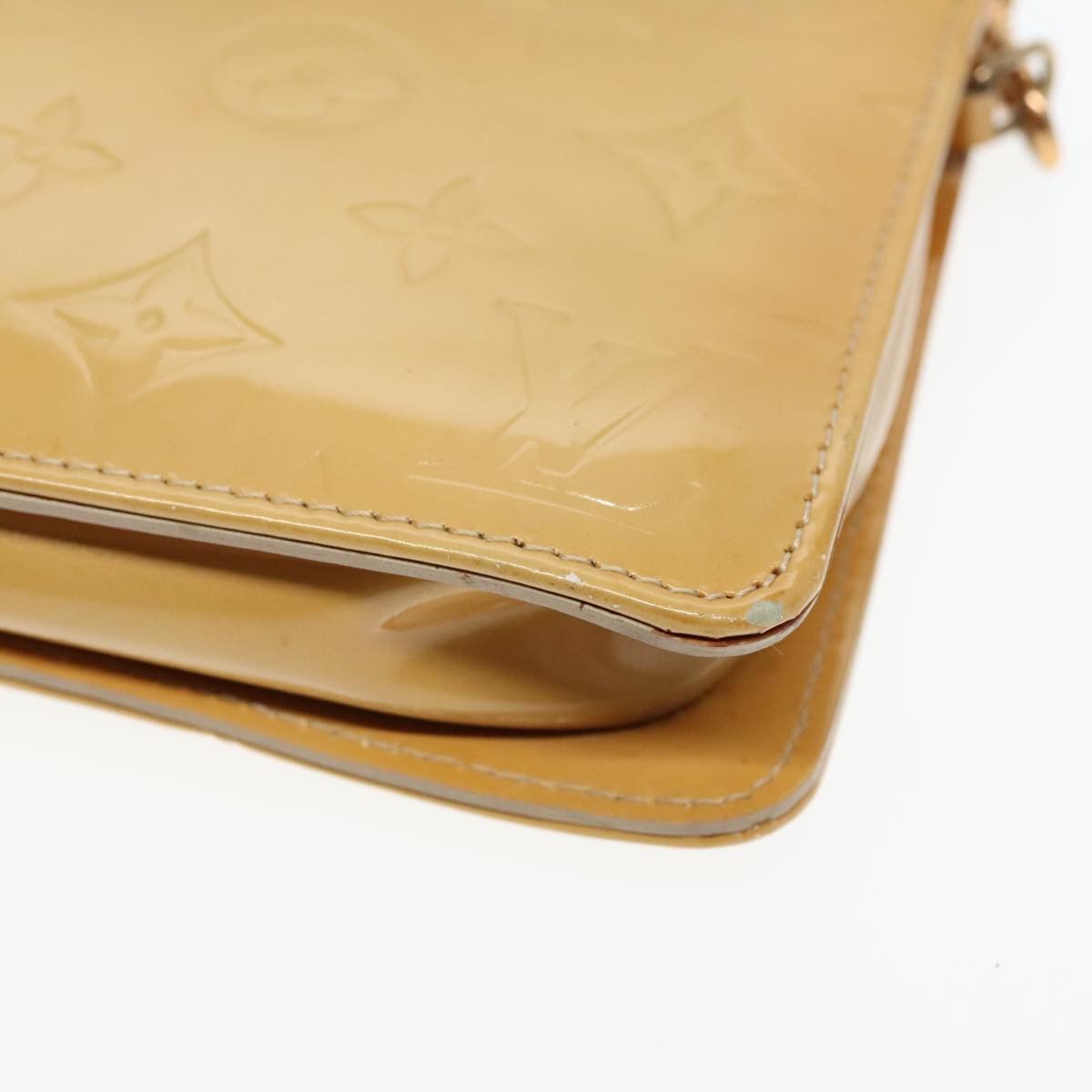 Louis Vuitton Lexington Beige Patent Leather Clutch Bag (Pre-Owned) Size ONE SIZE - 9 Thumbnail