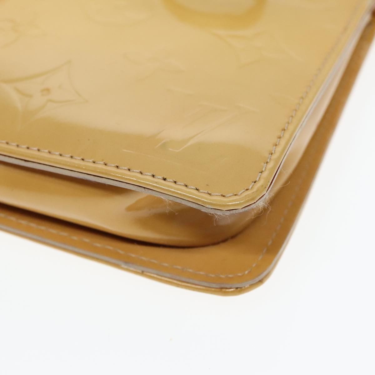 Louis Vuitton Lexington Beige Patent Leather Clutch Bag (Pre-Owned) Size ONE SIZE - 7 Thumbnail