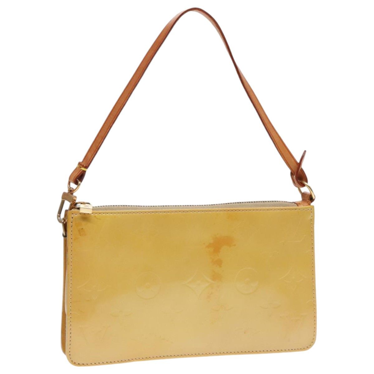 Louis Vuitton Lexington Beige Patent Leather Clutch Bag (Pre-Owned) Size ONE SIZE - 16 Thumbnail