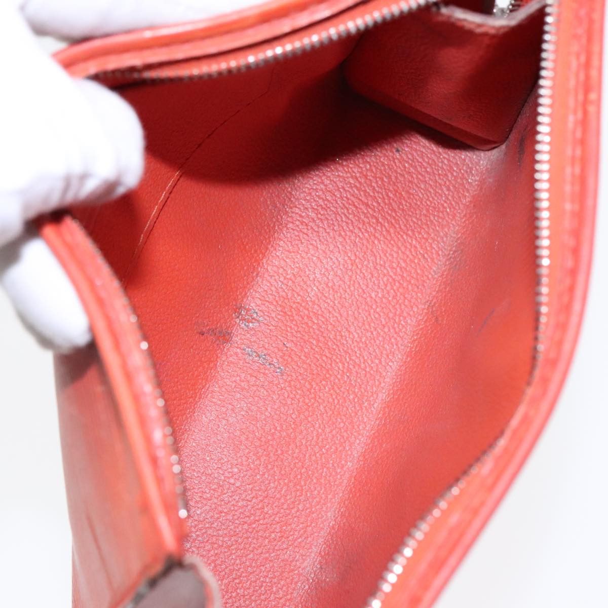 Louis Vuitton Trousse De Toilette Orange Leather Clutch Bag (Pre-Owned) Size ONE SIZE - 8 Thumbnail