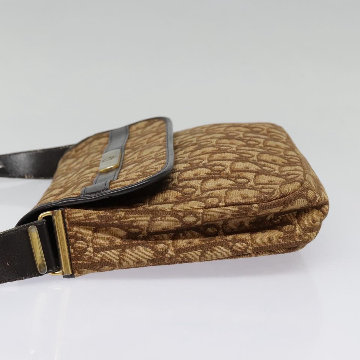 Dior Brown Canvas Shoulder Bag (Pre-Owned) Size ONE SIZE - 3 Thumbnail