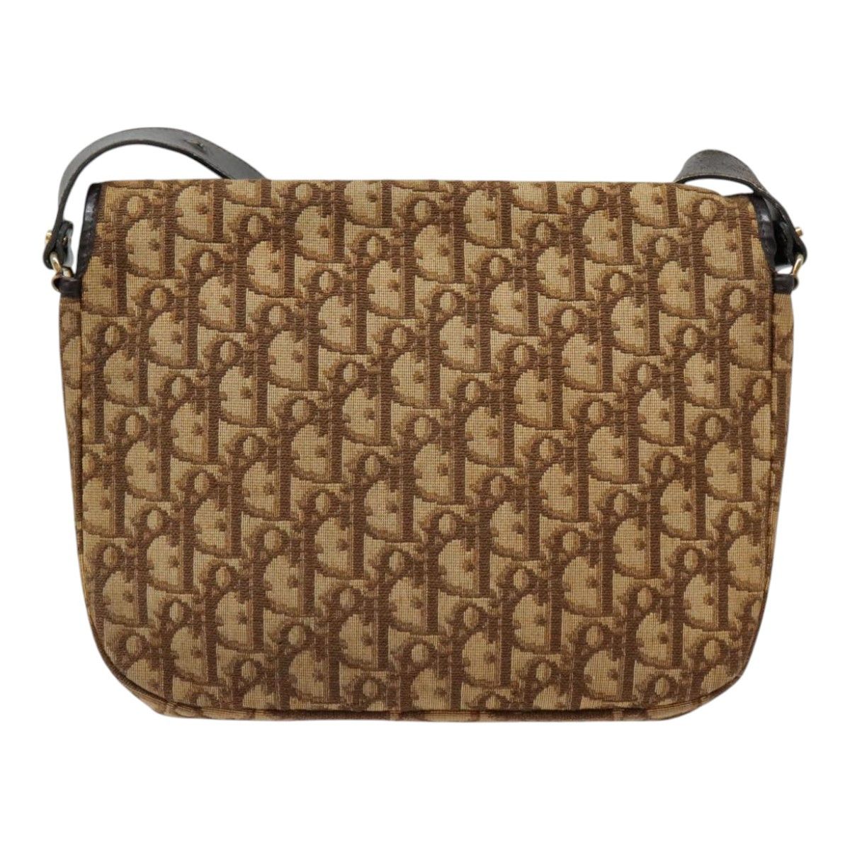 Dior Brown Canvas Shoulder Bag (Pre-Owned) Size ONE SIZE - 2 Thumbnail