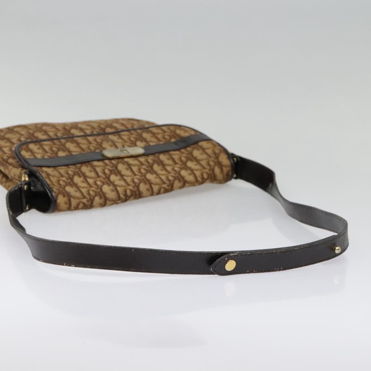 Dior Brown Canvas Shoulder Bag (Pre-Owned) Size ONE SIZE - 5 Thumbnail