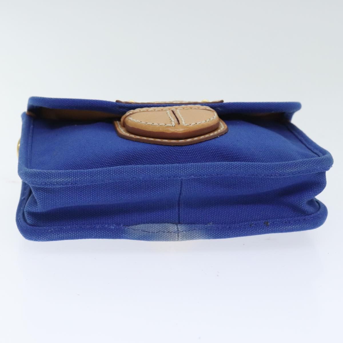 Prada Blue Canvas Shoulder Bag (Pre-Owned) Size ONE SIZE - 15 Thumbnail