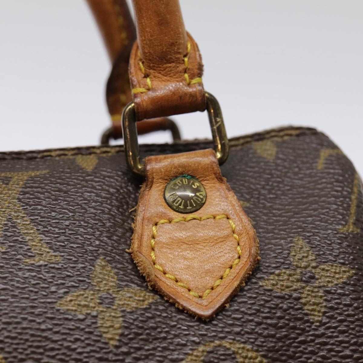 Louis Vuitton Mini Speedy Blue Canvas Handbag (Pre-Owned) Size ONE SIZE - 18 Thumbnail