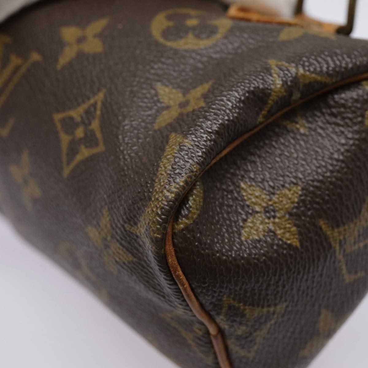 Louis Vuitton Mini Speedy Blue Canvas Handbag (Pre-Owned) Size ONE SIZE - 9 Thumbnail
