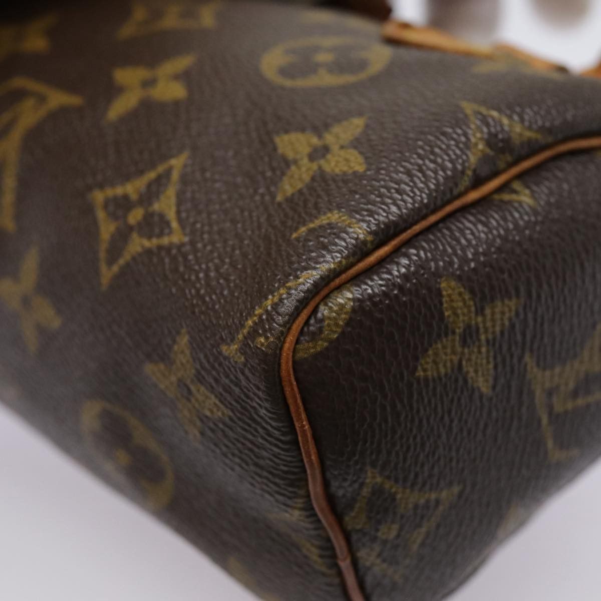 Louis Vuitton Mini Speedy Blue Canvas Handbag (Pre-Owned) Size ONE SIZE - 11 Thumbnail